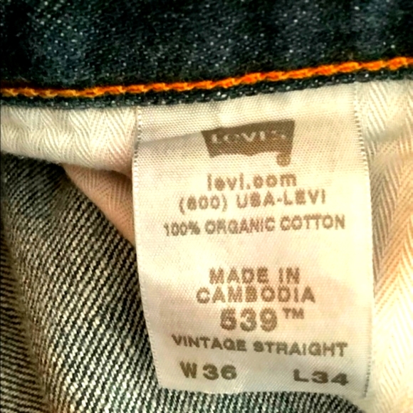 Vintage Straight Dark Wash Levi’s Rare - Picture 5 of 6